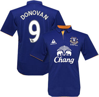 2011-12 Everton Home Football Shirt (Donovan 10)