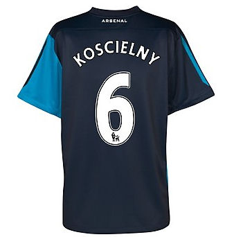 2011-12 Arsenal Nike Away Shirt (Koscielny 6)