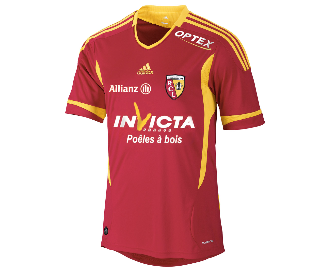 2011-12 Lens Adidas Home Football Shirt