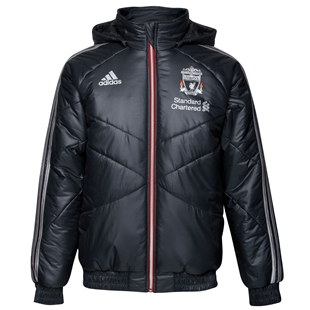2011-12 Liverpool Adidas Padded Jacket (Grey)