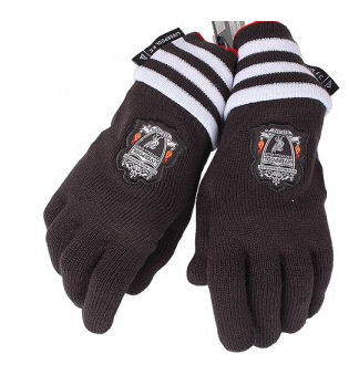 2011-12 Liverpool Adidas Knitted Gloves (Black)