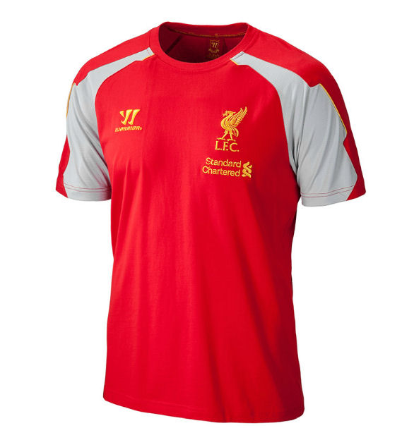 2013-14 Liverpool Warrior Cotton T-Shirt (Red)