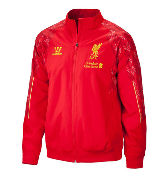 2013-14 Liverpool Warrior Presentation Jacket (Red)