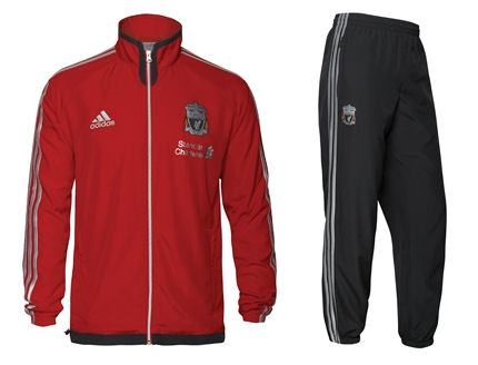 2011-12 Liverpool Adidas Tracksuit (Red) - Kids