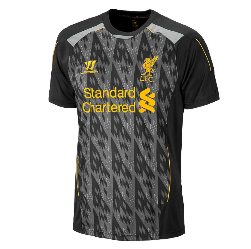 2013-14 Liverpool Warrior Training Shirt (Black)