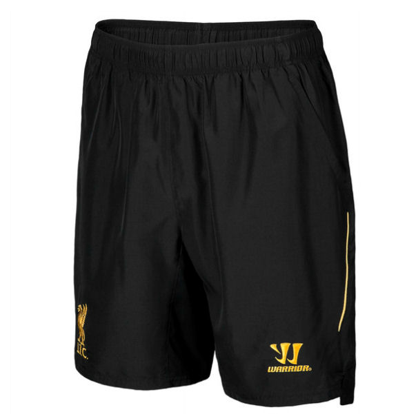 2013-14 Liverpool Warrior Woven Training Shorts (Black)