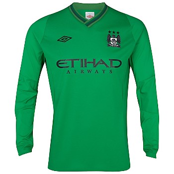 2012-13 Man City Home Umbro Goalkeeper Shirt