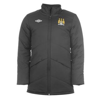 2012-13 Man City Black Umbro Stadium Jacket