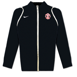 06-07 Man Utd Warmup Jacket (black)