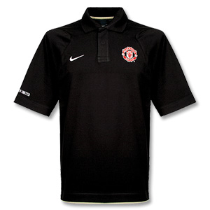 Man Utd Nike 06-07 Man Utd Polo shirt (black)