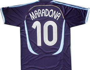 Argentina away (Maradona 10) 06/07