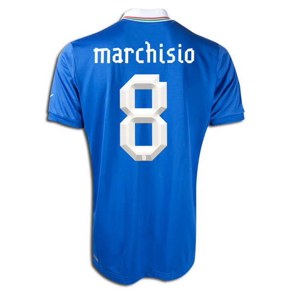 2012-13 Italy Home Shirt (Marchisio 8)