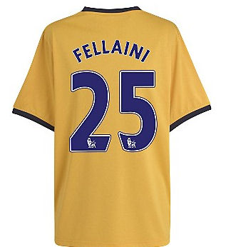 2011-12 Everton Away Football Shirt (Fellaini 25)