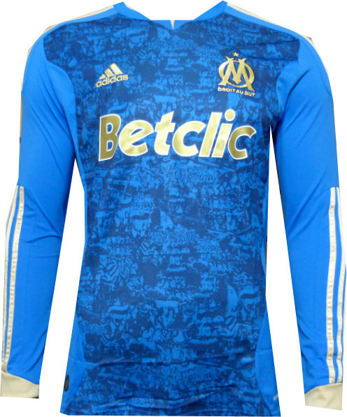 2011-12 Marseille Adidas Long Sleeve Away Football