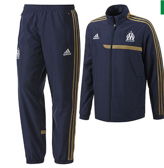 2013-14 Marseille Adidas Presentation Tracksuit (Navy)