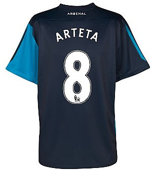 2011-12 Arsenal Nike Away Shirt (Arteta 8)