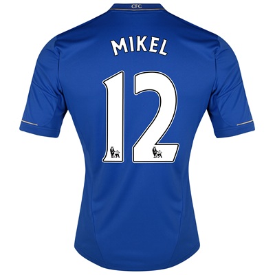 2012-13 Chelsea Home Shirt (Mikel 12) - Kids