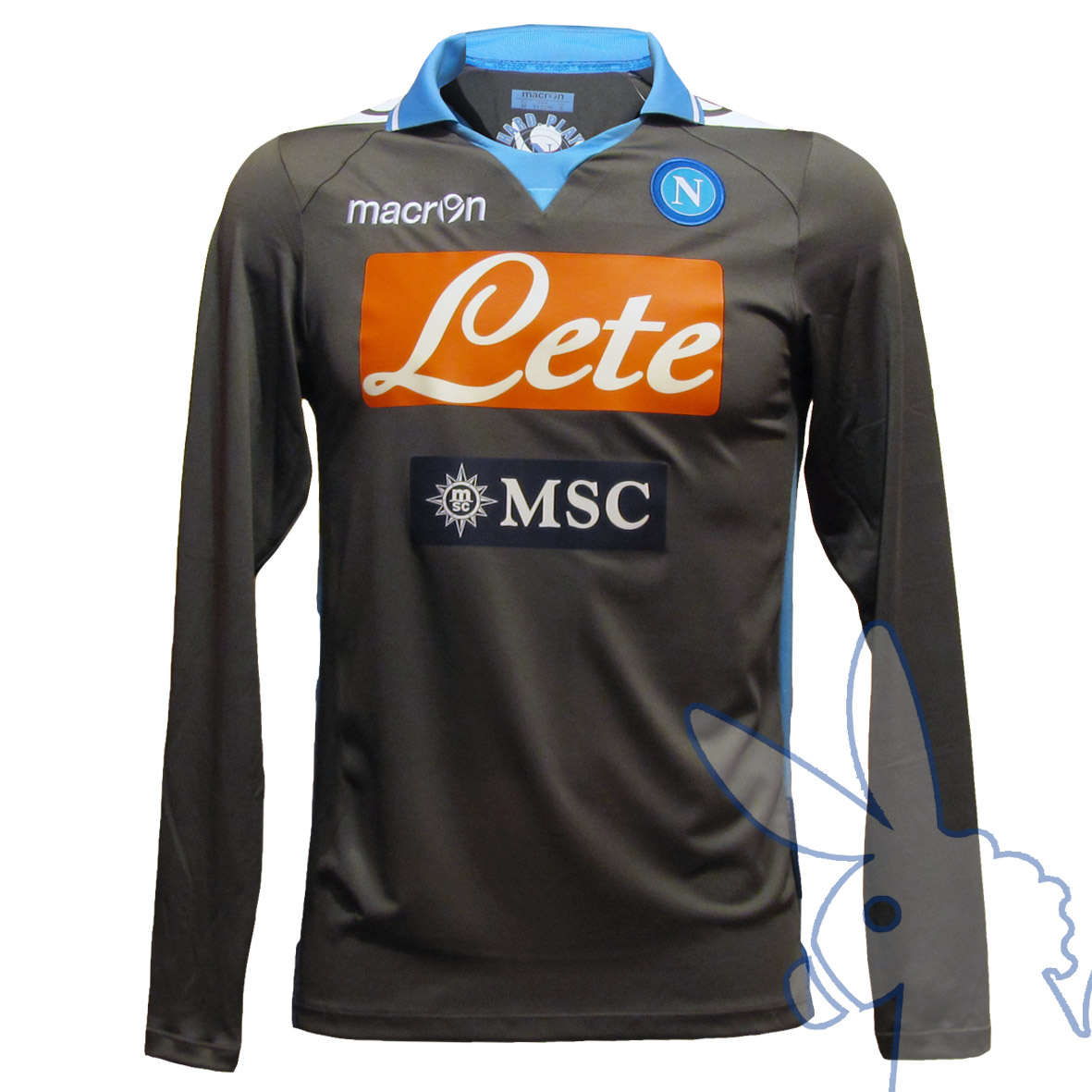 2011-12 Napoli Away Long Sleeve Authentic Shirt