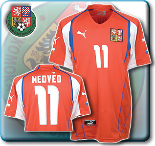Czech Republic home Nedved 11 0405