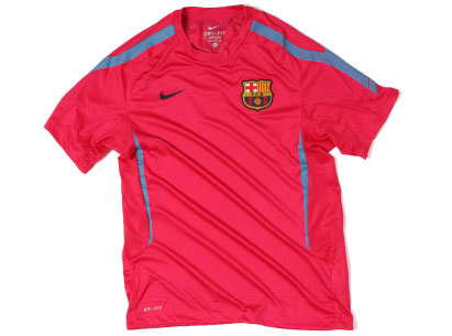 2010-11 Barcelona Nike Training Shirt (Pink) - Kids