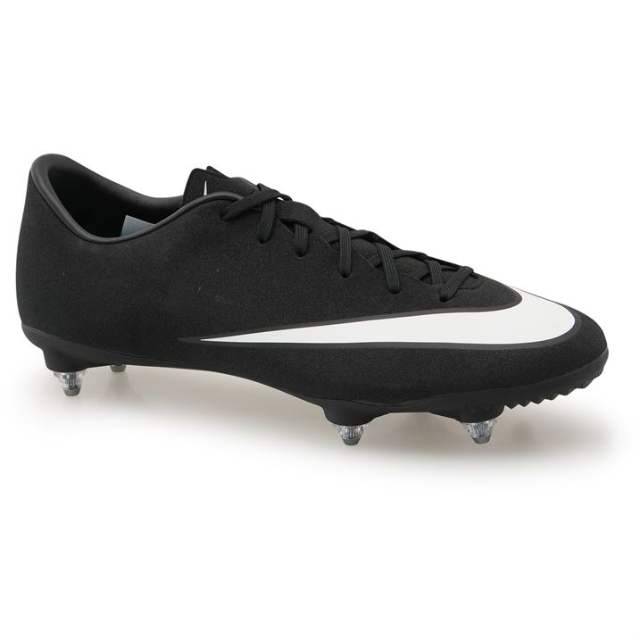 nike football boots black and white