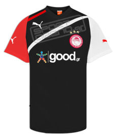 2011-12 Olympiakos Puma Away Football Shirt