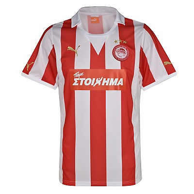 2011-12 Olympiakos Puma Home Football Shirt