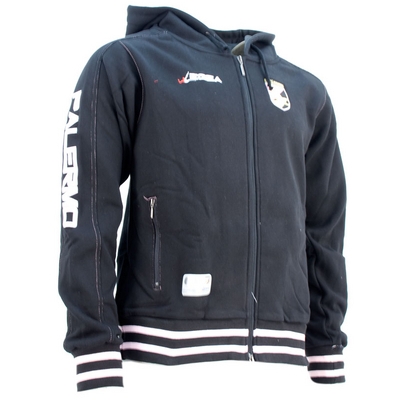 2011-12 Palermo Hooded Felpa Jacket (Black)