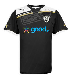 2011-12 PAOK Salonika Away Football Shirt