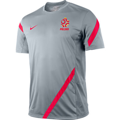 2012-13 Poland Nike Training Jersey (Grey)