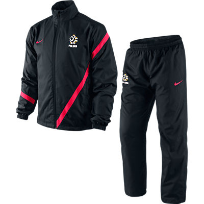 2012-13 Poland Nike Woven Tracksuit (Black)