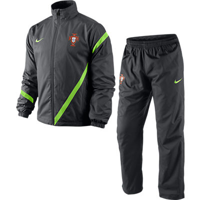 2012-13 Portugal Nike Woven Tracksuit (Black)