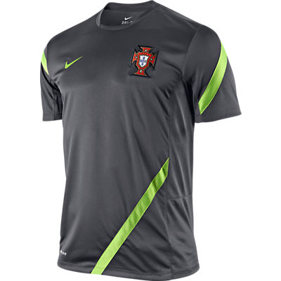 2012-13 Portugal Nike Training Jersey (Black)
