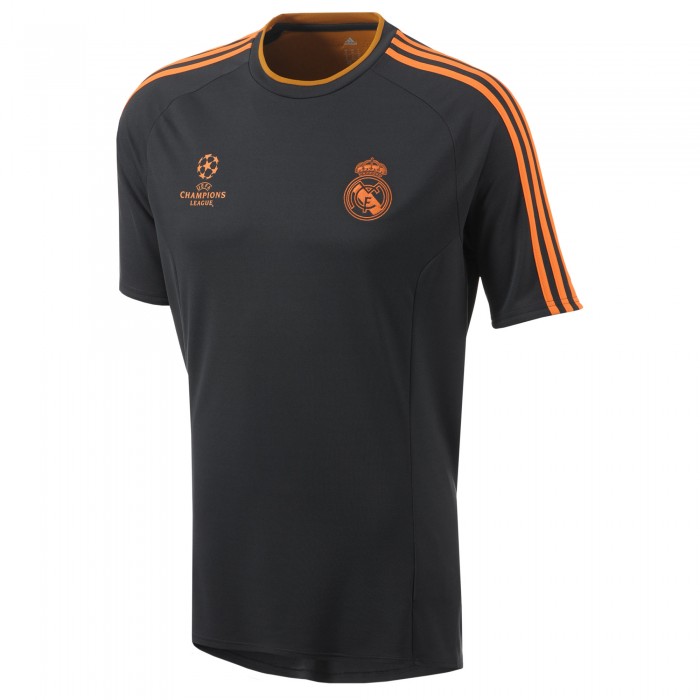 Download this Real Madrid Adidas Training Shirt Black picture