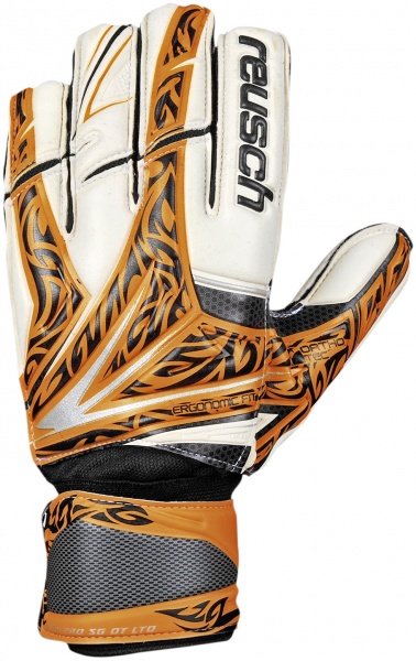 Reusch Keon Pro SG Ortho-Tec Goalkeeper Gloves (Orange)