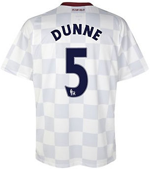 2011-12 Aston Villa Nike Away Shirt (Dunne 5)