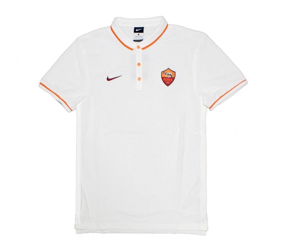 2015 2016 as roma nike authentic league polo shirt white 2015 2016 as roma nike authentic league polo shirt white