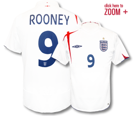 England home (Rooney 9) 05/07