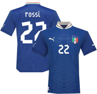 2012-13 Italy Home Shirt (Rossi 22)
