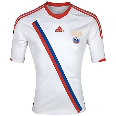 2012-13 Russia Euro 2012 Away Football Shirt