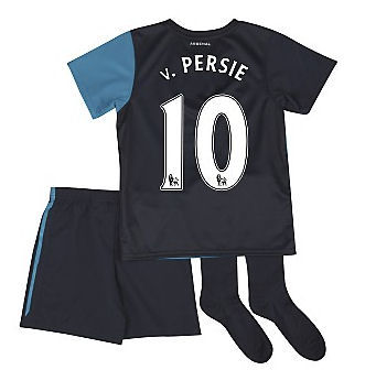 2011-12 Arsenal Away Little Boys Mini Kit (V.Persie 10)