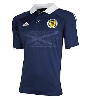 2012-13 Scotland Adidas Womens Homel Shirt
