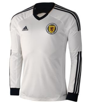 2012-13 Scotland Adidas Long Sleeve Away (Kids)