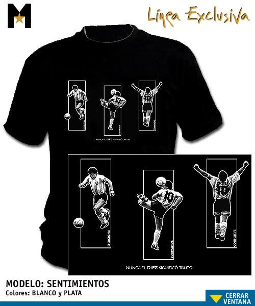 Collectable Maradona shirt - Sentimentos