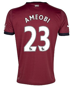 2012-13 Newcastle Puma Away Shirt (Ameobi 23) - Kids