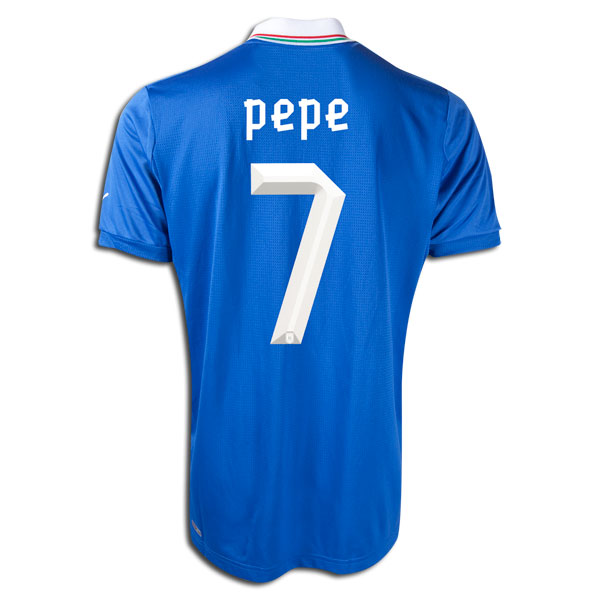 2012-13 Italy Home Shirt (Pepe 7)