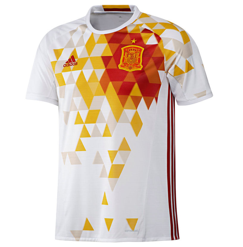 2016-2017 Spain Away Adidas Football Shirt [AA0830] - Uksoccershop