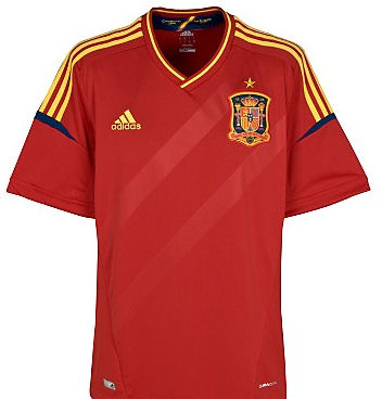 2012-13 Spain Adidas Home Football Shirt (Kids)