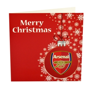 Arsenal Xmas Cards (baubles)