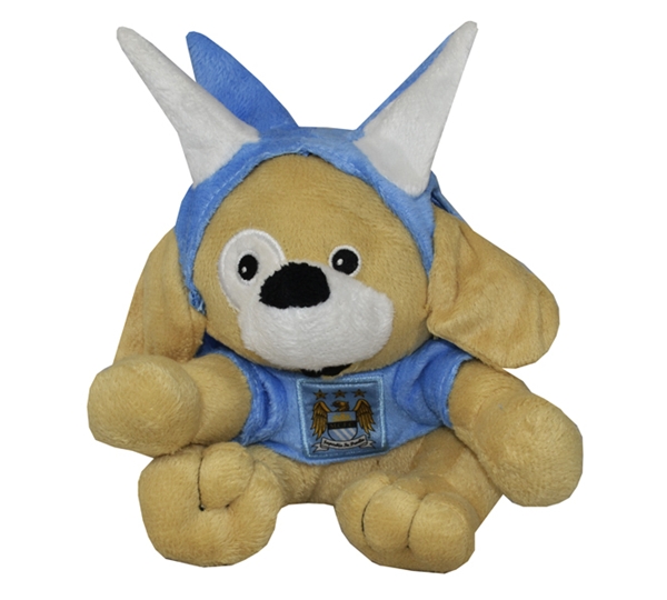 Man City Dog Bear With Spike Hat